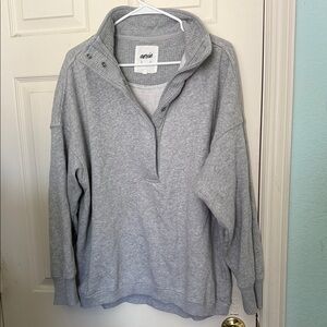 Aerie Quarter Snap Sweatshirt